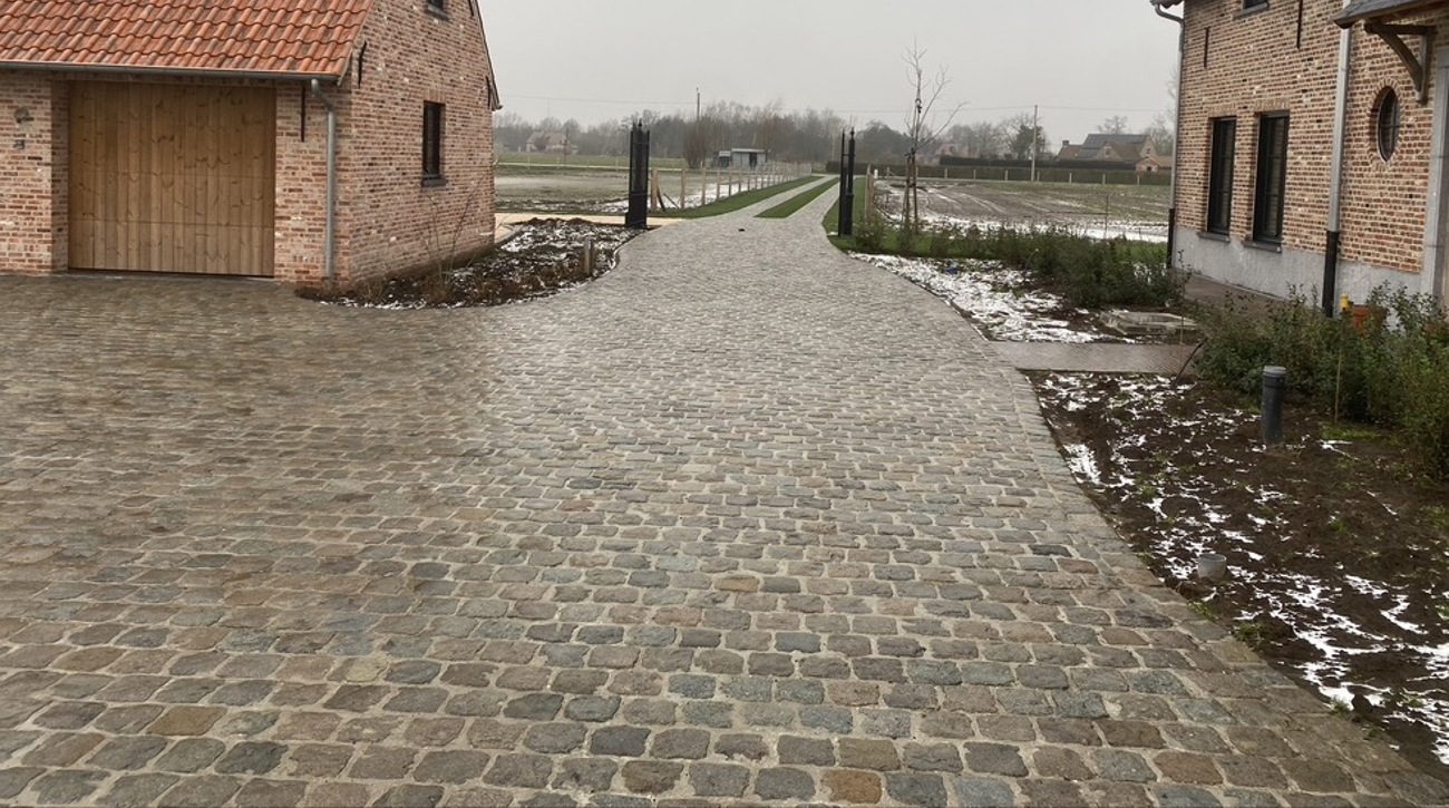 zulte Kasseien porfier 16/16