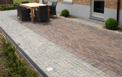 oud terras kleiklinkers