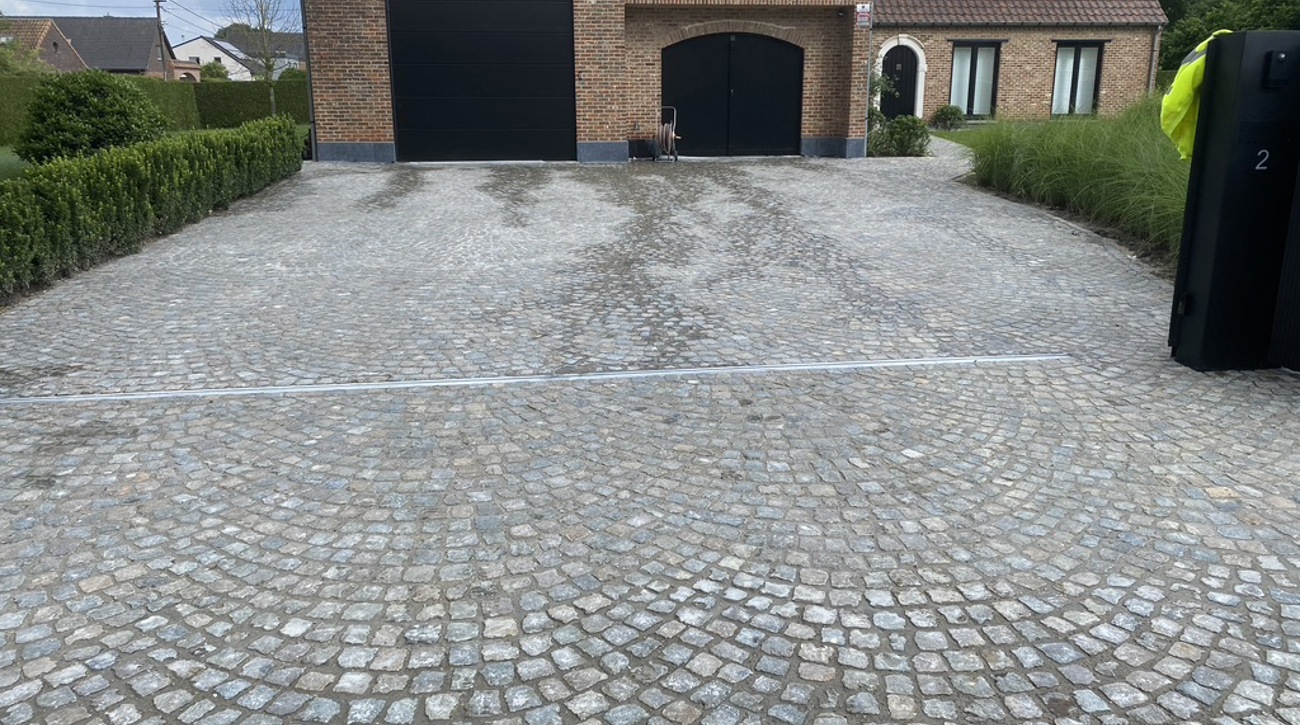 lokeren Porfier mozaiek waaiers