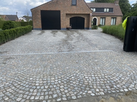 lokeren Porfier mozaiek waaiers