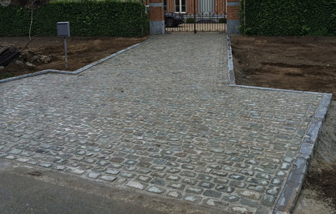 oud porfier kasseien